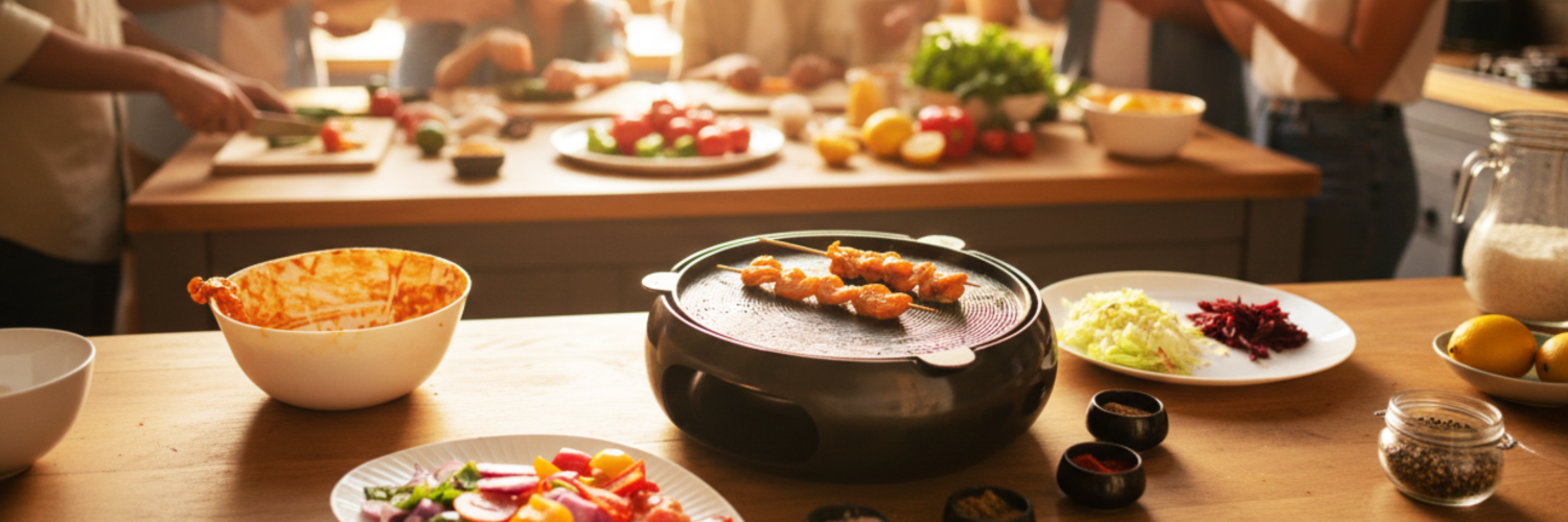 Red and Gold Traditional Christmas Greetings Banner Landscape